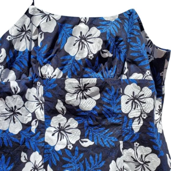 Vintage Hawaiian Dress Shannon Marie Floral Print Vacation Beach Tropical Y2K - Picture 4 of 15